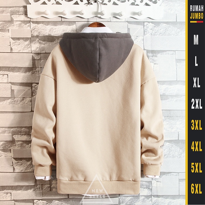 Sweater Hoodie Oversize imposible Jaket Pria Big Size M L XL XXL XXXL XXXXL XXXXXL