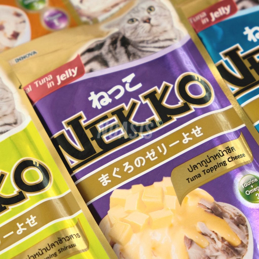 NEKKO POUCH Wet Cat Food 70GR makanan kucing basah sachet