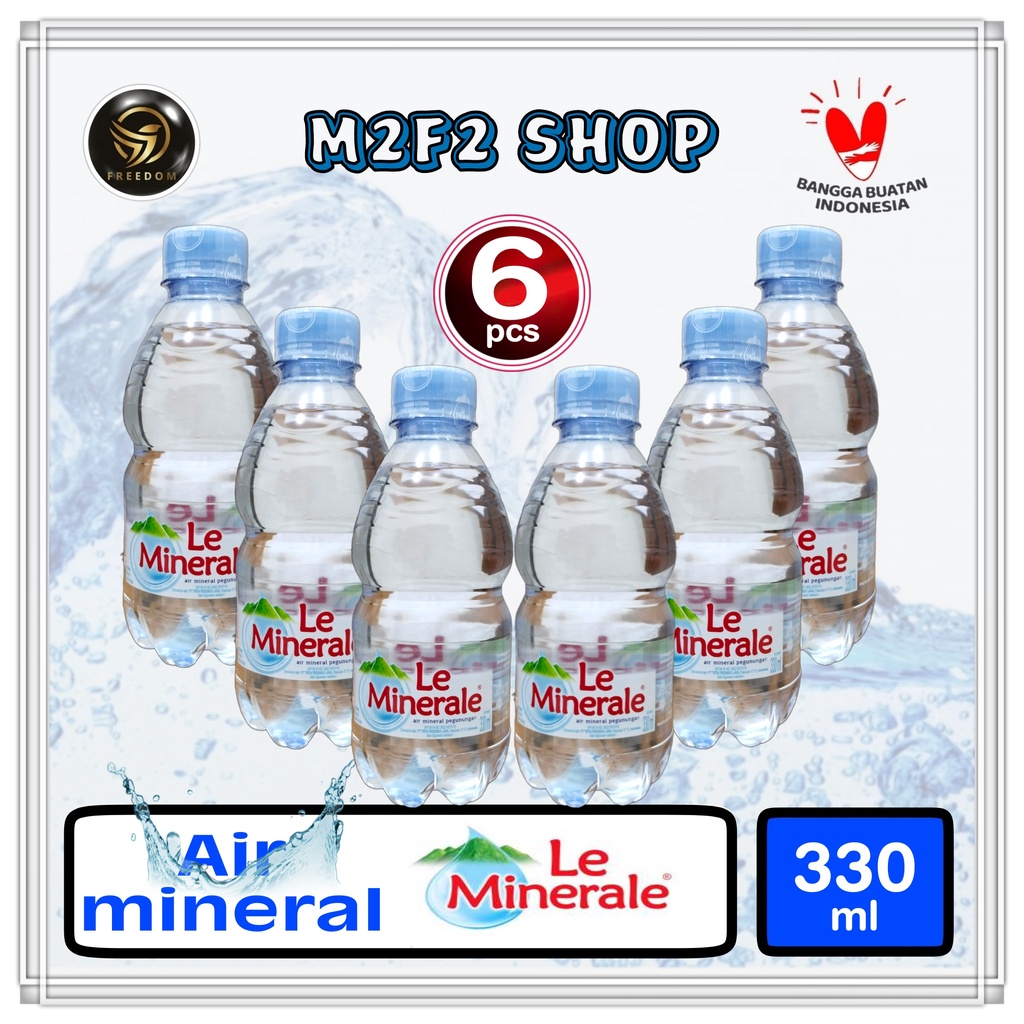 

Air Mineral Le Minerale Botol Mini Pet - 330 ml (Kemasan 6 Pcs)