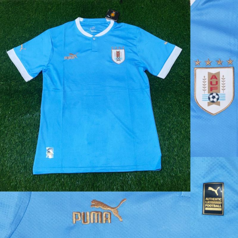 JERSEY BOLA URUGUAY HOME 2022 WORLD_CUP GRADE ORI