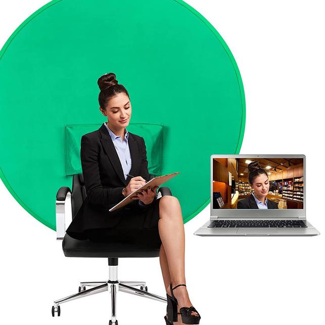 Portable Green Screen Chair for Background Screen - 142CM