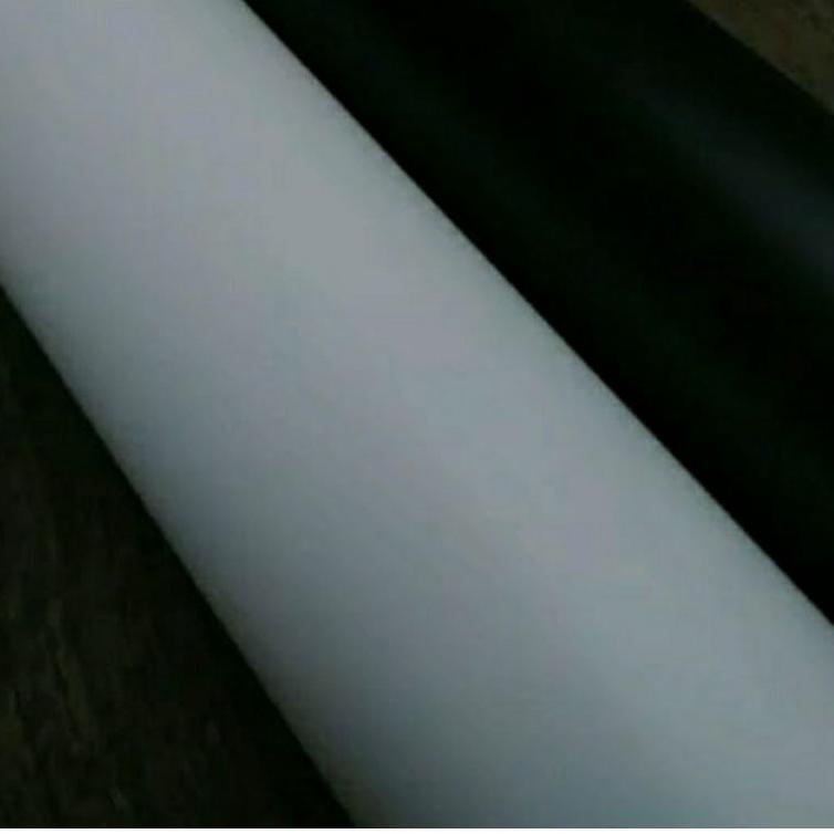 ⇵ stiker background aquarium putih doff ⇇