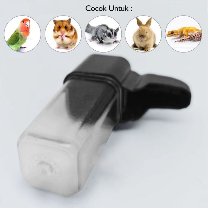 Dispenser Burung Cepuk  Makan Minum Lovebird Kenari Pleci Hamster Sugarglider Gecko
