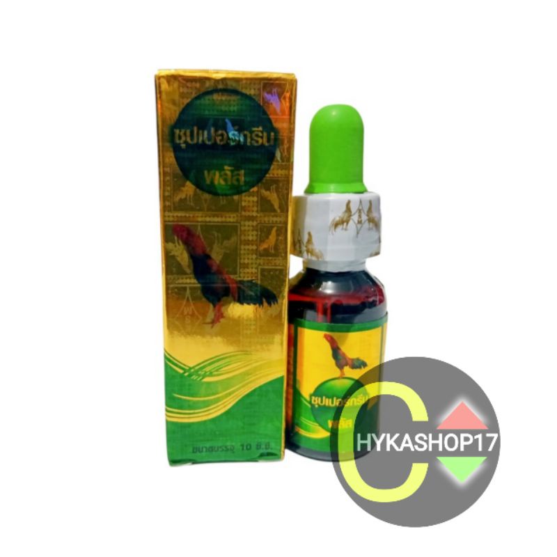 SUPER GREEN PLUS obat Import Ayam Ngorok, Crd, Kolera, Snot