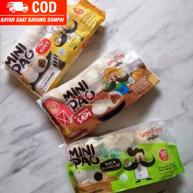 

(JAMBISTOREID) PILIH PENGIRIMAN INSTAN Minipao All Varian 250gram Roti Bakpao Mini Beku Frozen Food Isi Ayam Sapi Coklat Jambi
