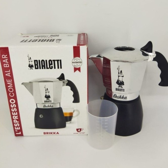 Jual Bialetti Brikka Espresso Maker 4 Cups Brikka Stovetop Espresso