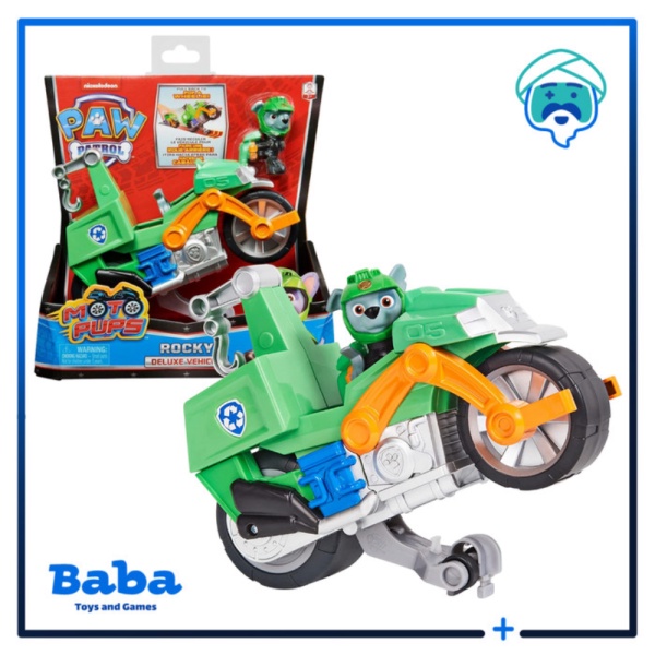 

Dijual Paw Patrol Moto Pups Rocky Deluxe Pull Back Motorcycle Vehicle Limited
