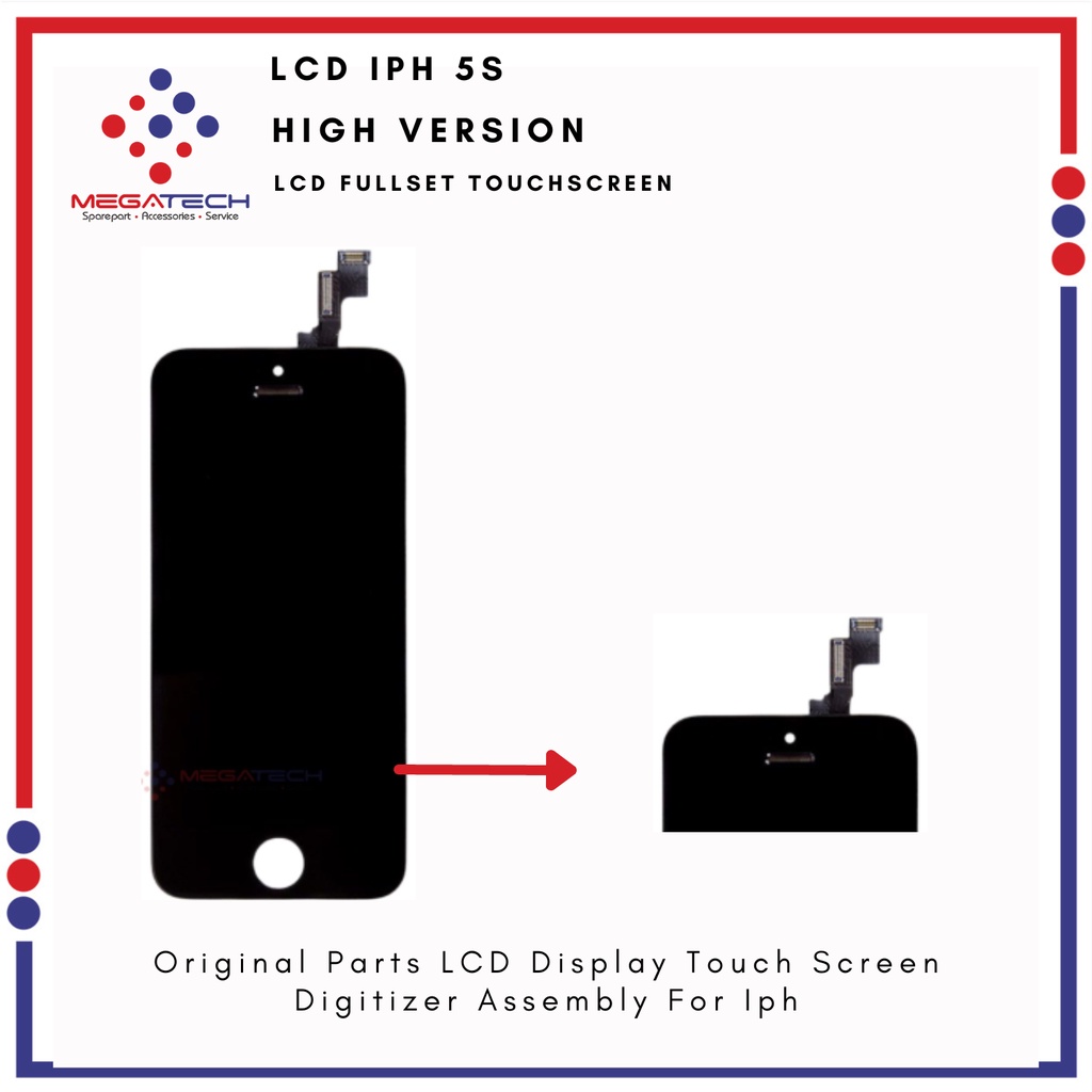 LCD Fullset iPh*ne 4 / 4S / 5 / 5S / 5C Fullset Touchscreen