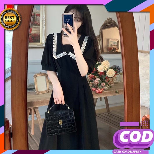 Dres Pendek Seksi Wanita Korea Style Longdress Bridesmaid Dewasa Jumbo Dress Kondangan Import Elegan