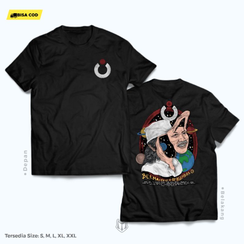 KAOS SANTRI MAIYAH CAK NUN NUSANTARA TERBARU BERMAIYAH BERGEMBIRA / BAJU KAOS JANCUKERS SUJIWO TEDJO