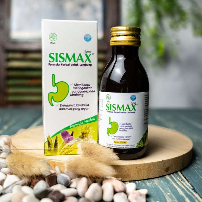 Sismax Syrup 60ml (per Botol) / Mengatasi maag dan meredakan perut kembung