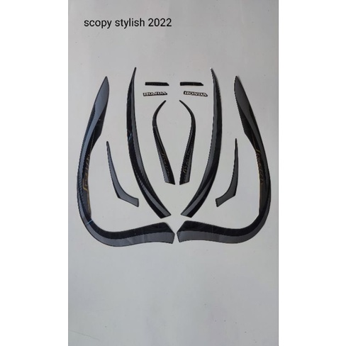 STRIPING ORI HONDA SCOOPY STYLISH Th 2022