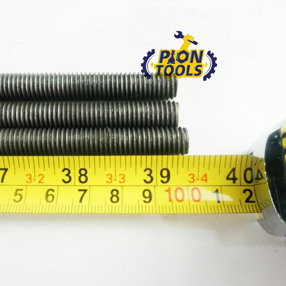 TERLARIS Studbolt Besi M10 p1.5 Panjang 1 Meter Long Drat Asdrat Besi AS Drat Besi ㅰ