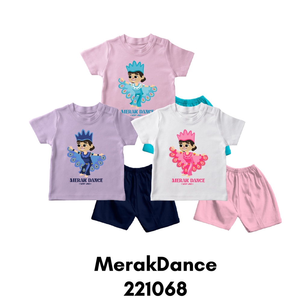 Setelan Bayi &amp; Anak Jakasekar 6 Bulan - 8 Tahun Seri Jawa Barat Merak Dance Bahan Katun Combed 30s Premium