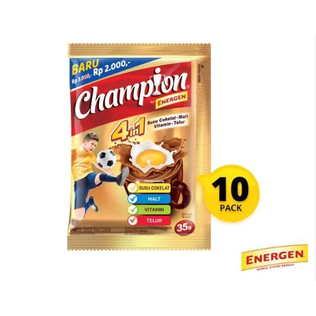 

Champion Sereal Energen (1 lbr 10 sachet)