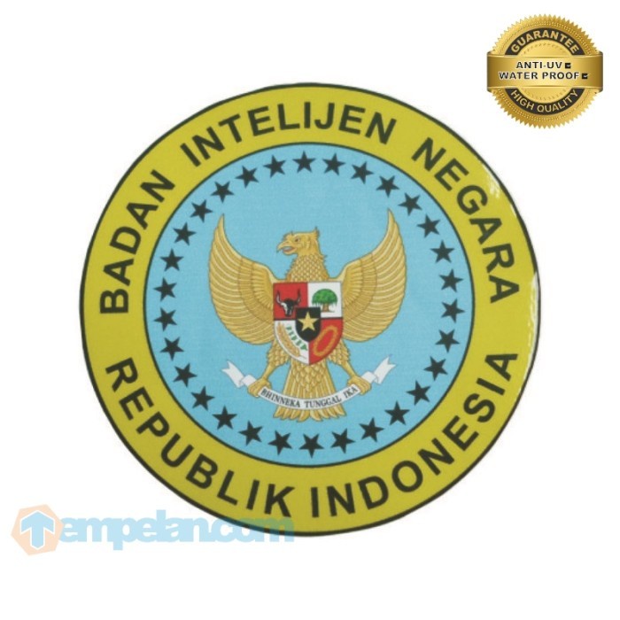 STIKER BADAN INTELIJEN NEGARA ( BIN )
