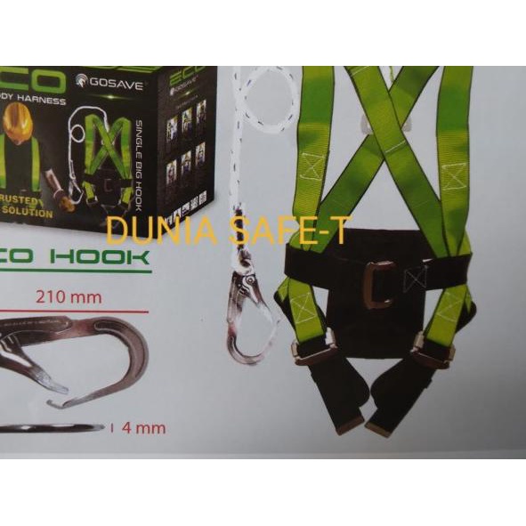 

Safety Belt Full Body Single Hook Besar/ Body Harnes Harness Big Hook