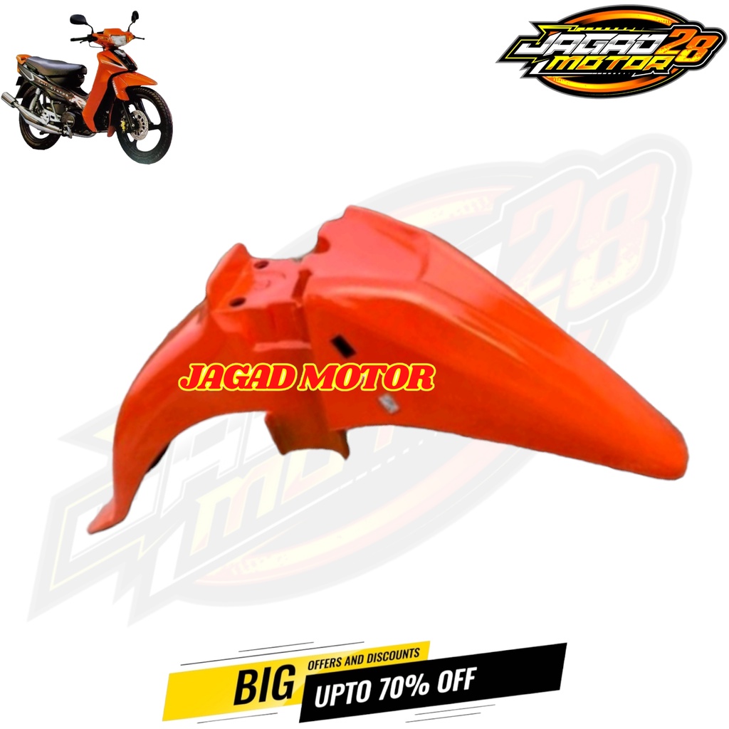 Spakbor Depan Yamaha Fizr Fiz R Orange / Sepakbor Depan Yamaha Fizr Fiz R Orange / Slebor Depan Yamaha Fizr Fiz R Orange / Spakbor Slebor Depan Yamaha Fizr Fiz R Orange