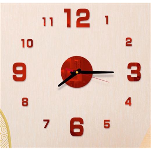 Jam Dinding Bahan Akrilik Untuk Dekorasi background TV
