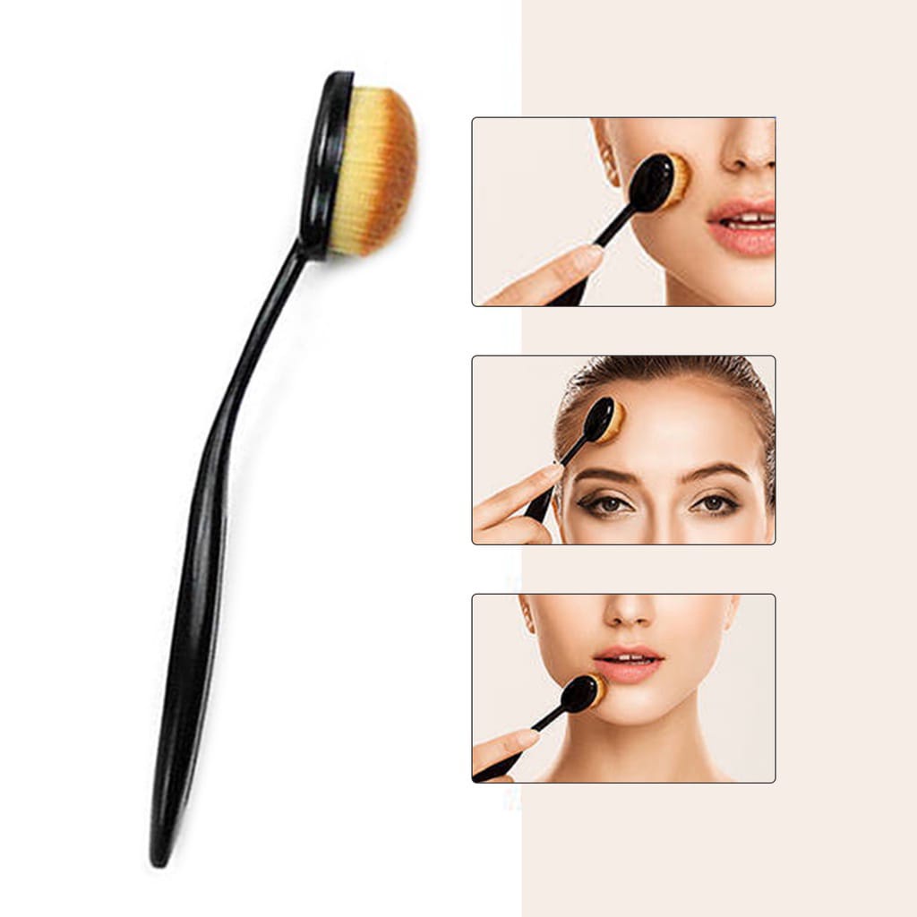 ~ PIYOSHI08 ~ Kuas Make Up Foundation Brush Oval Aksesoris Kecantikan AF116