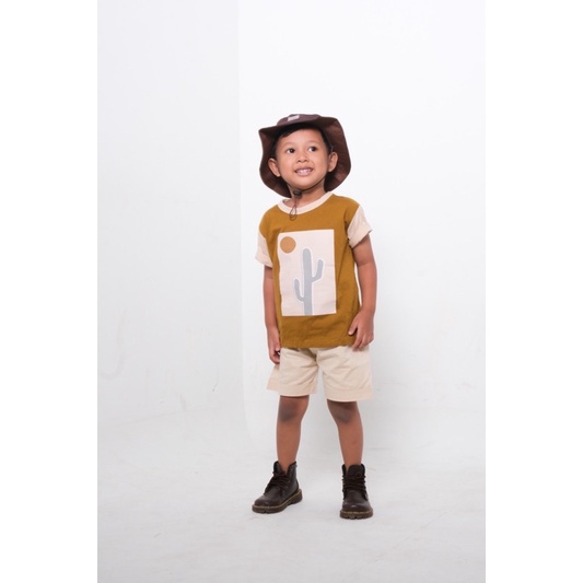 PANORAMIC TEE -  Promo 10.10 Anak Sablon Pemandangan Baju Bayi Premium Kids Cewek Cowok Laki Perempuan 1-6 Th