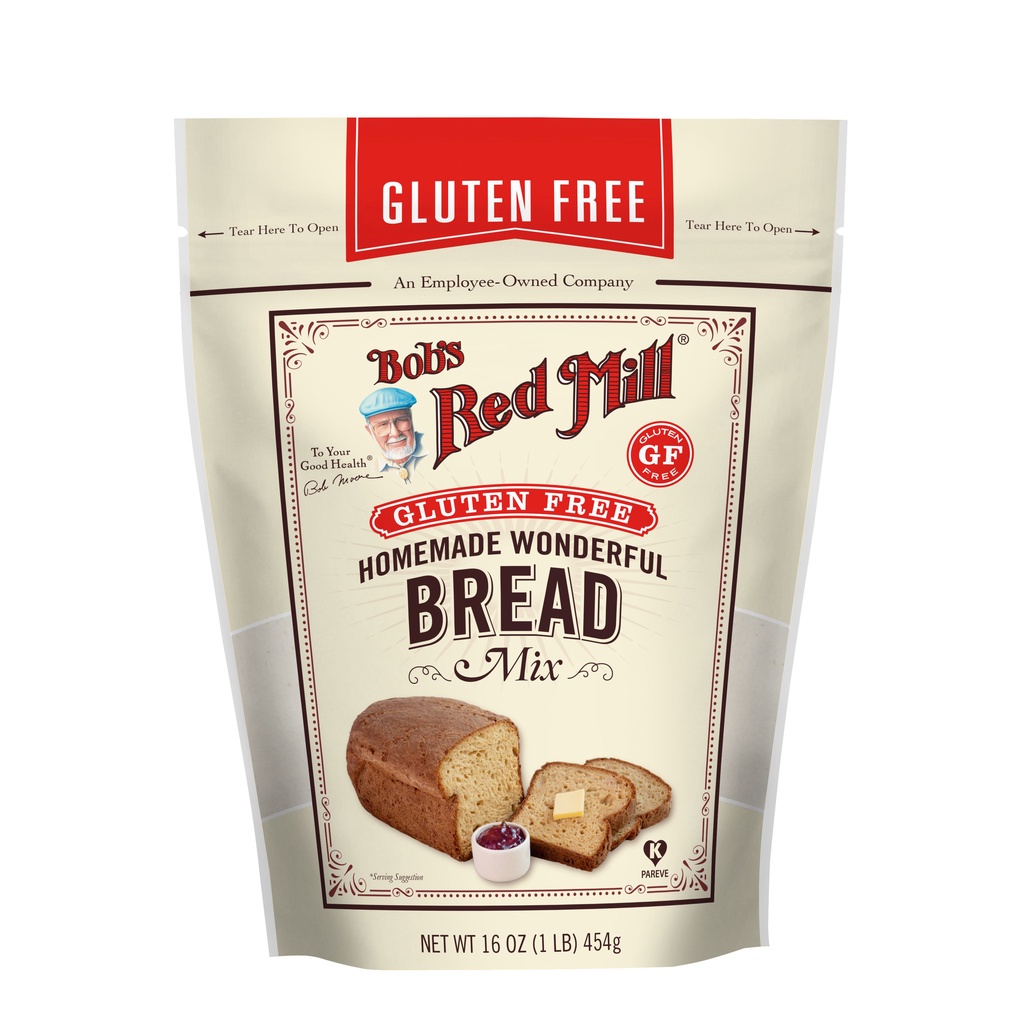 

Bob's Red Mill Gluten Free Homemade Wonderful Bread Mix 454gr