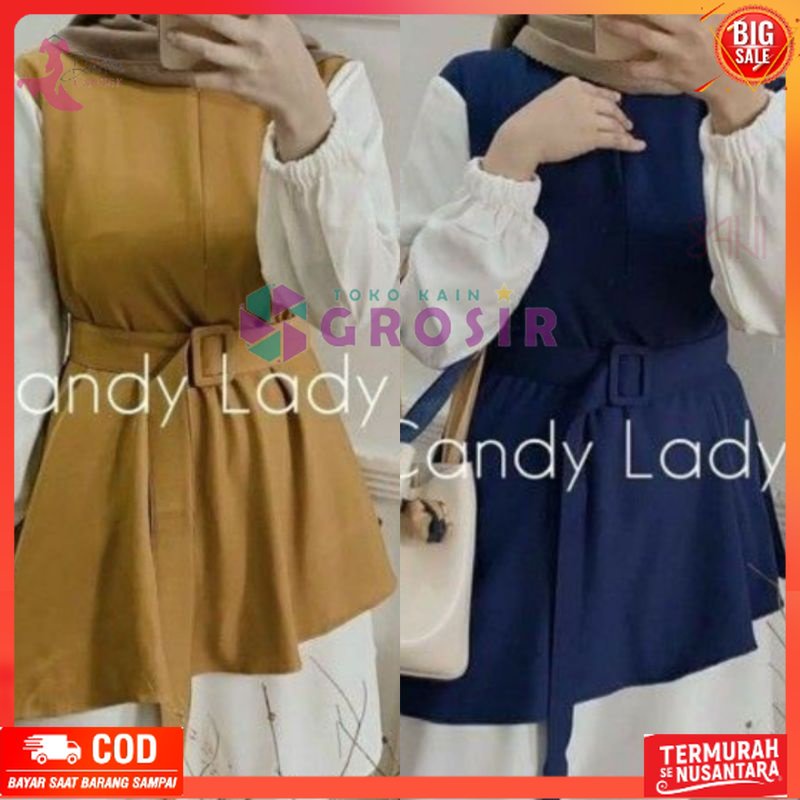 KIRANA TUNIK//TUNIK KOMBINASI fashion wanita