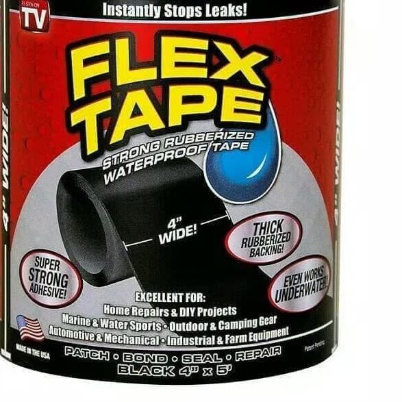

Isolasi perekat anti bocor extra kuat cepat flex tape pipa / aquarium