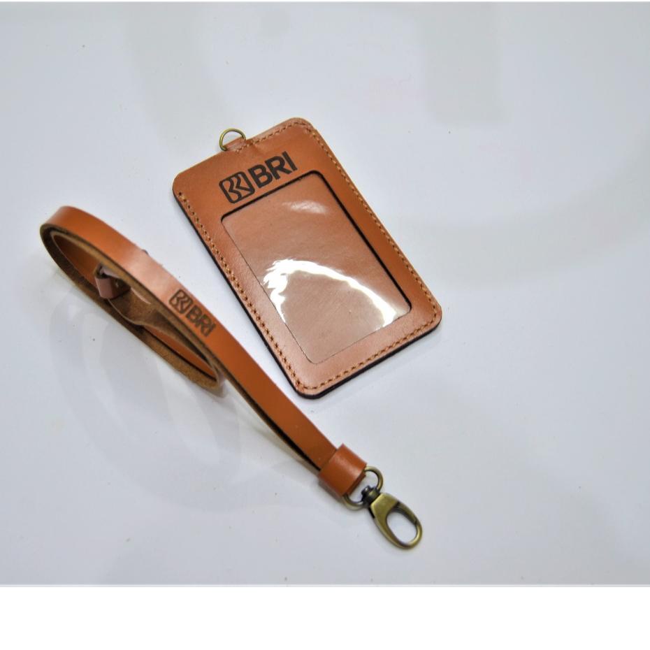 

づ ID Card BRI Kulit Free Lanyard ⇍