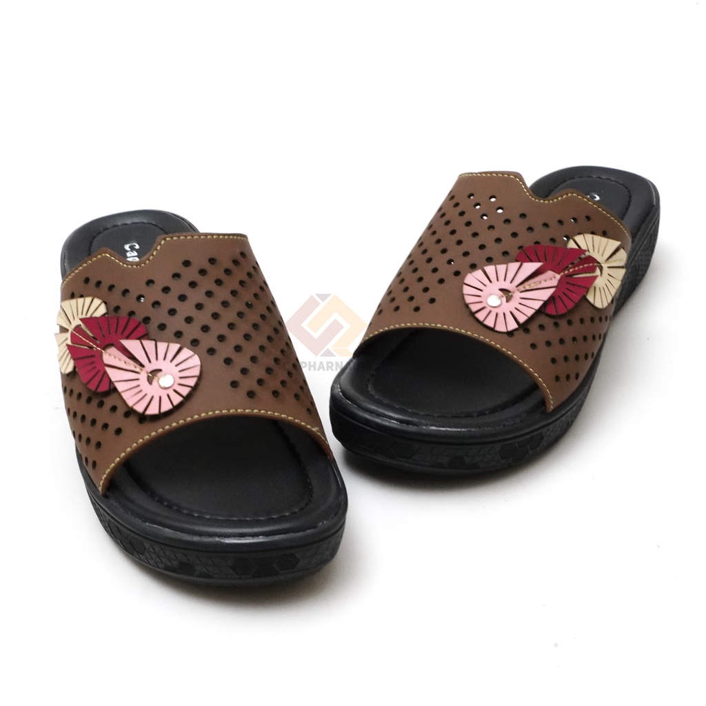 CAPHARNAUM [LTB 401] Sendal Selop Hak Sofiya Sandal Slip On Wanita Sandal Wedges Kasual Wanita