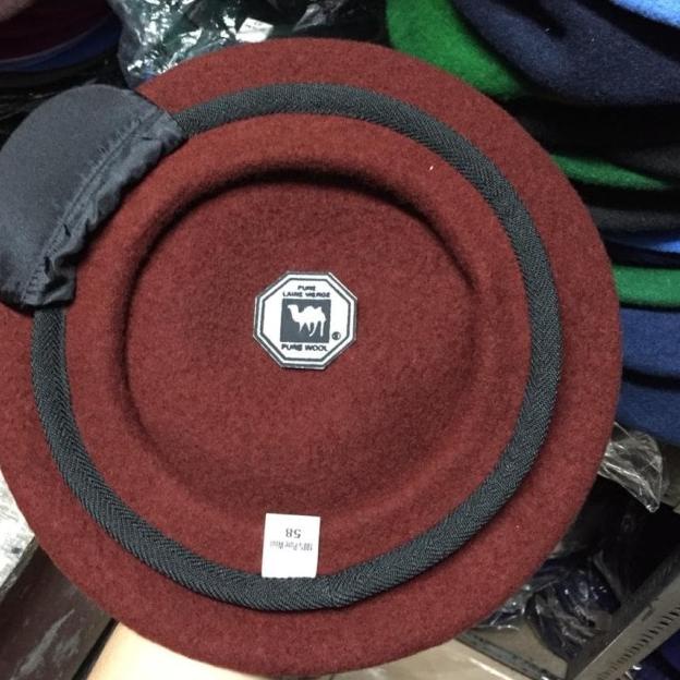 Topi Baret Taruna AKPOL, Camel asli Onta Hitam - 56