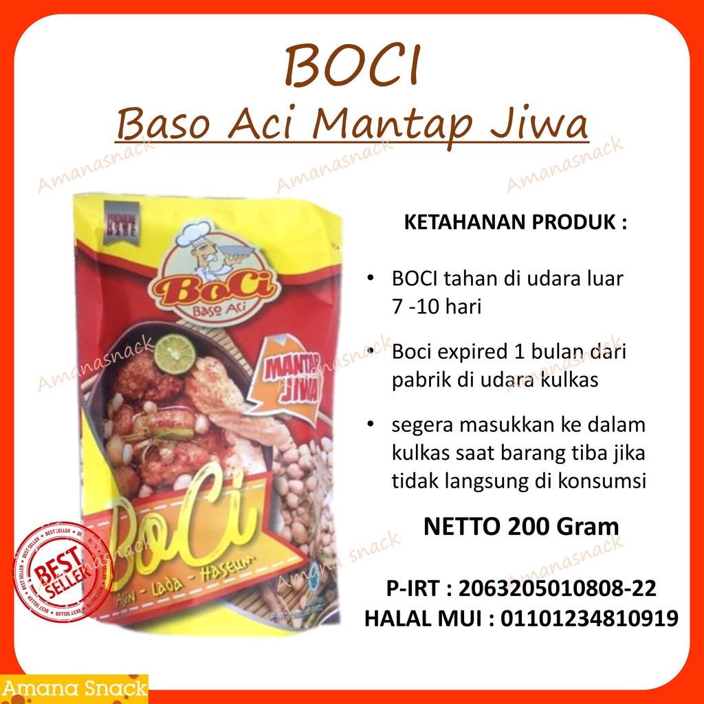 BOCI Bakso Aci Mantap Jiwa - Asli garut