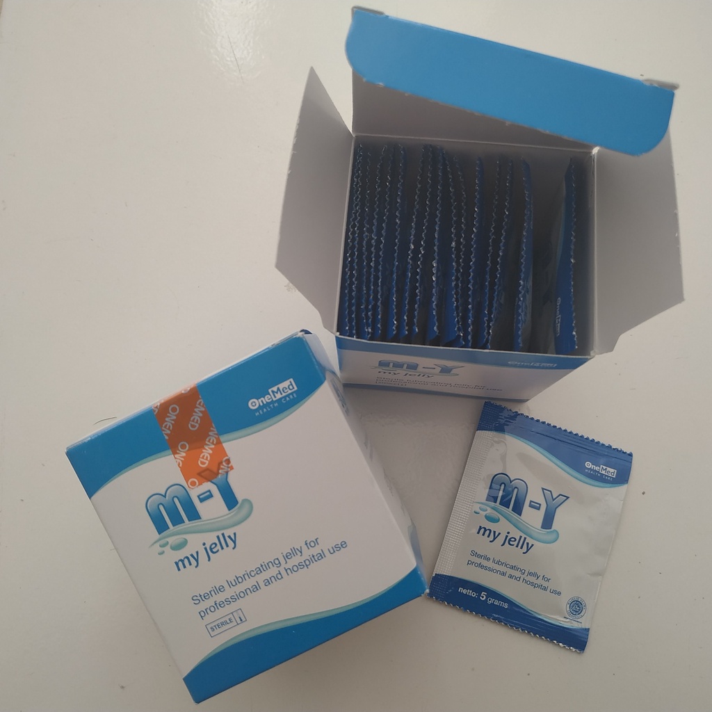 OneMed My Jelly Sachet Box Isi 20 / One Med MyJelly M-Y Lubricant Lubrikasi Gel Jeli