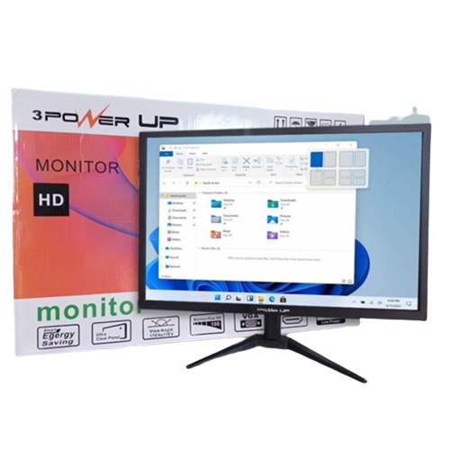 Monitor LED PC Komputer 18.5 inch POWER UP VGA/HDMI 60Hz