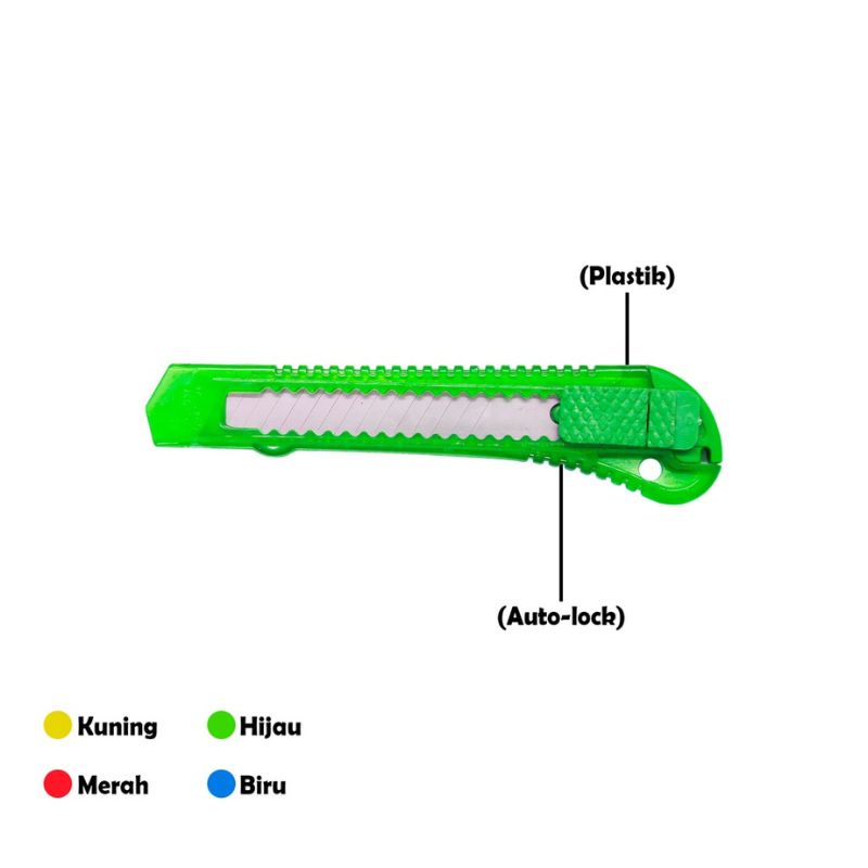 Pisau Cutter Besar Kecil Sangat Amat Tajam Dan Pegangan Enak Pisau Pemotong JM