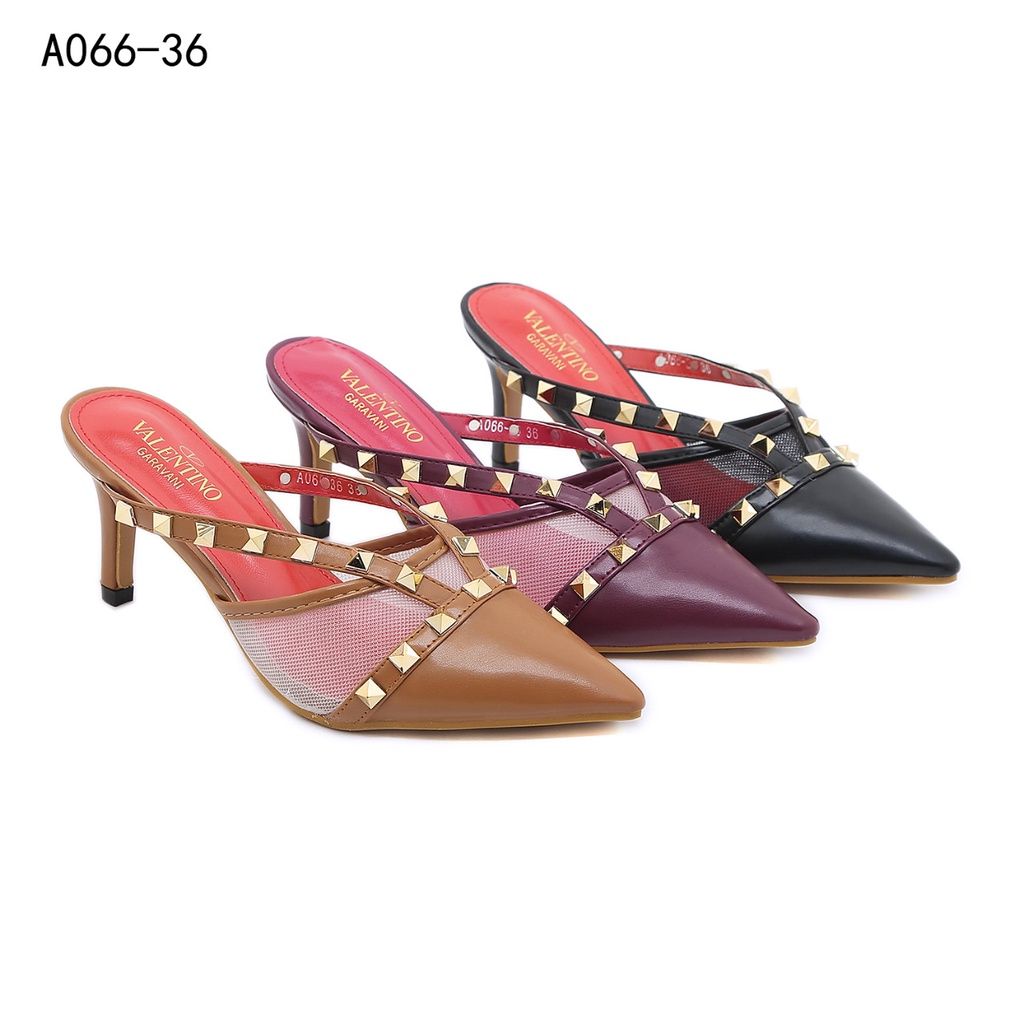 V Stud Heels A066-36