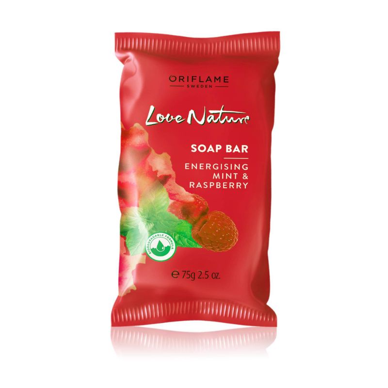 Love Nature Soap Bar Energising Mint &amp; Raspberry//Love Nature Soap Bar Caring Olive Oil &amp; Aloe Vera