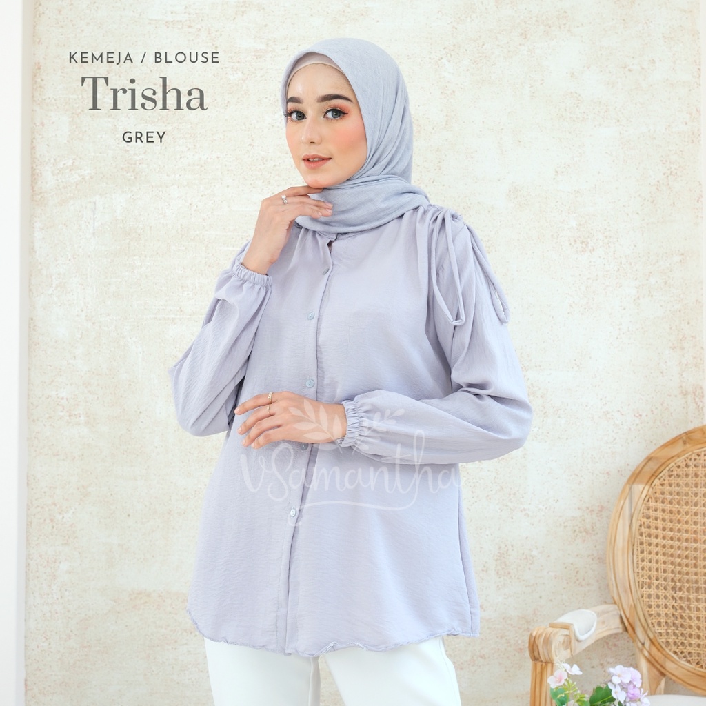 Blouse / Atasan Wanita / Kemeja Crinkle Airflow Trisha