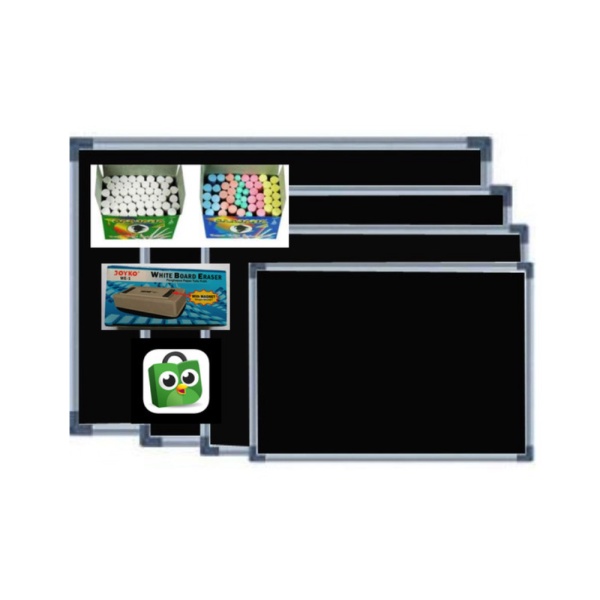 

Promo accessories Blackboard SAKANA 120 x 180 cm - Papan Tulis Kapur Hitam Diskon