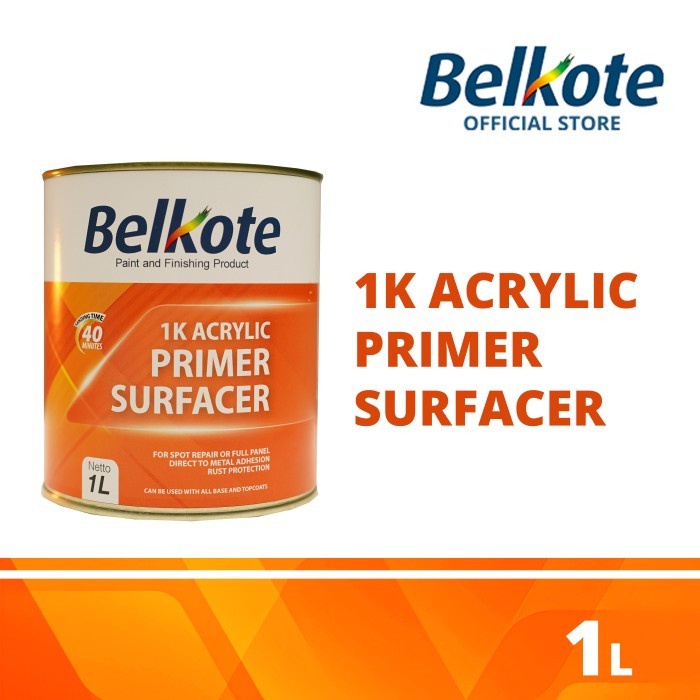 Cat Dasar Mobil Motor BELKOTE 1K ACRYLIC PRIMER SURFACER (1 L)
