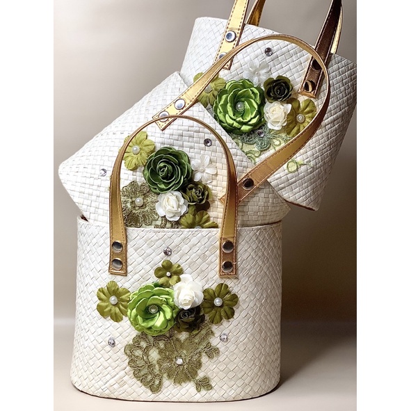 

HAMPERS Tote Bag Tas Jinjing Drawstring Color Flower Mat