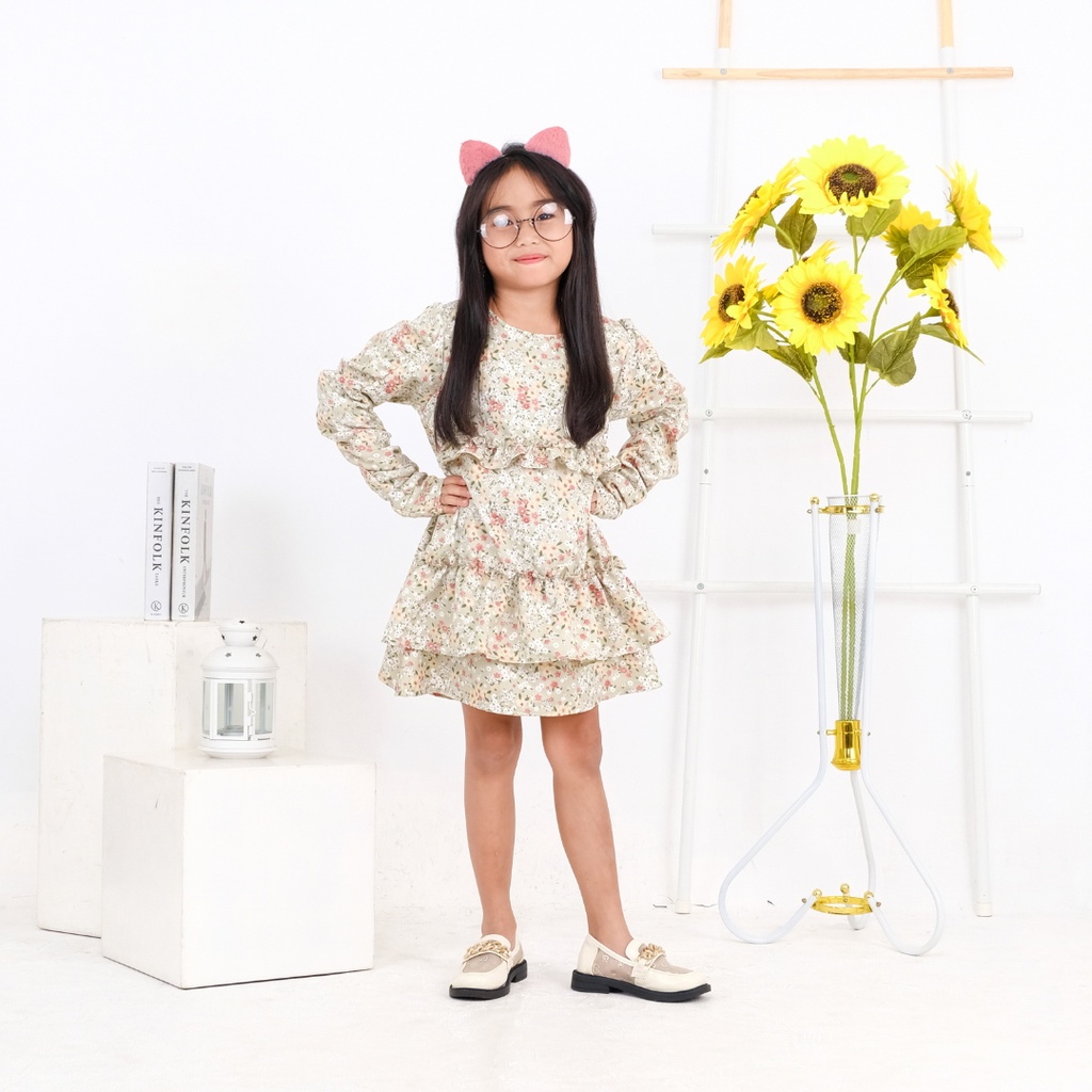 Dress Anak Perempuan / Tunik Anak / Tunik Anak Perempuan MECCA By Laurakids 6-12 Tahun