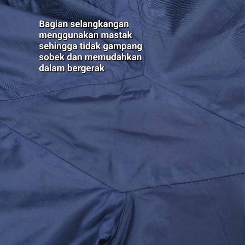 JAS HUJAN RAINCOAT setelan pria wanita l xl xxl/jumbo enstein exclusive bahan seperti axio