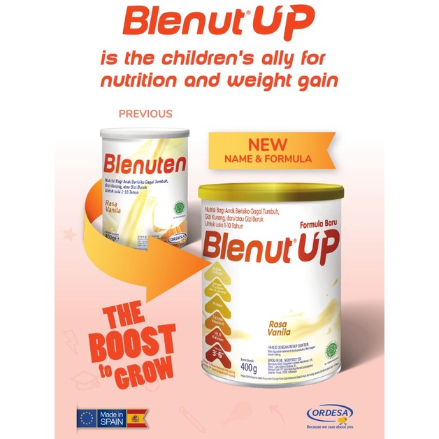 Jual TERBARU! SUSU BLENUT UP 800 GRAM/BLENUTEN MEDIS/ Susu Medis/Usia 1