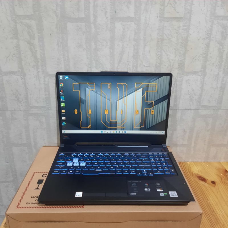 Laptop Asus TUF Gaming F15 FX506LH, Intel i5-10300H, 8Gb/512GB GeForce GT 1650 4Gb Keyboard Aura RGB