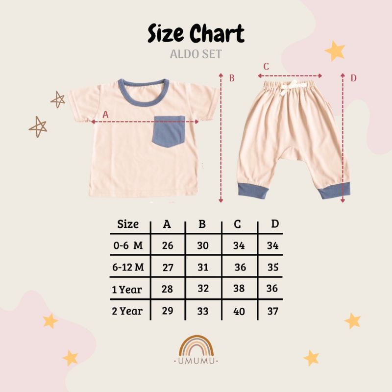 Umumu Stelan Aldo Set/Set pdkpjg anak
