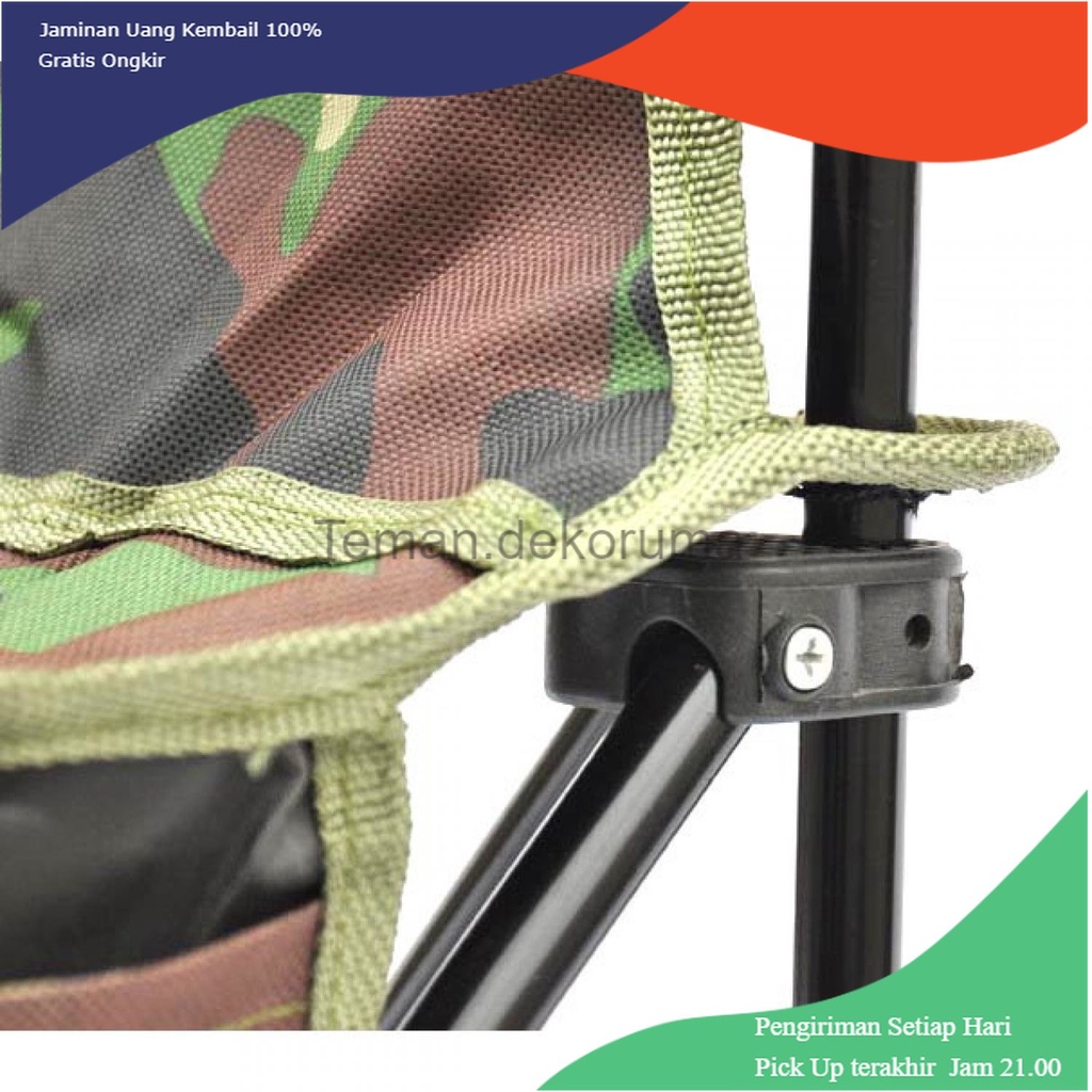 TD - PR TaffSPORT Kursi Lipat Kotak Desain Army - S1017