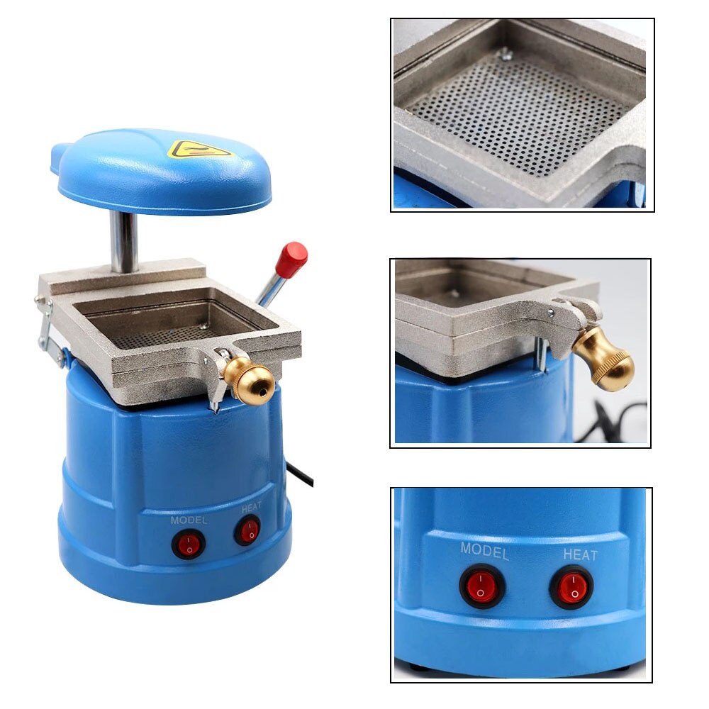 Mesin Vaccum Retainer Gigi Clear Bening Plastik Ortho Orthodonti Former Forming Molding Machine