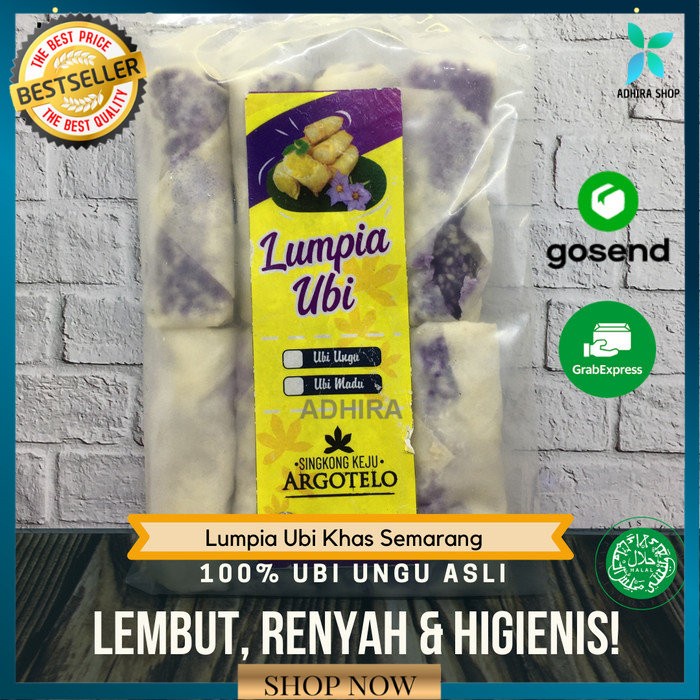 

Cemilan Sehat Lumpia Isi Ubi Ungu Argotelo Khas Salatiga Frozen Food