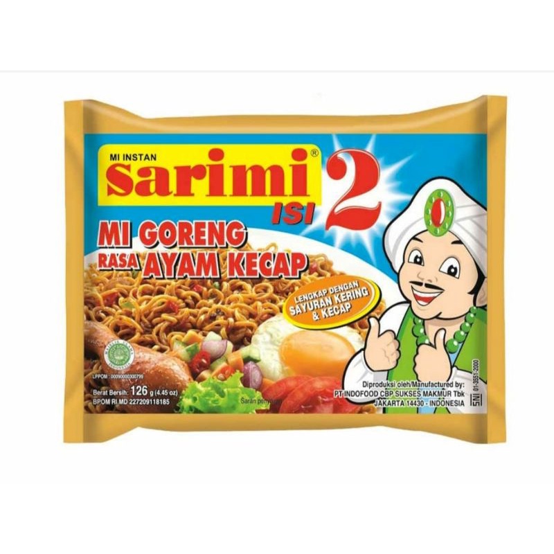

Sarimi isi 2 mi instan rasa ayam kecap